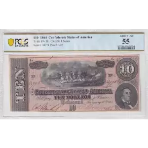 $1   Issues of the Confederate States of America CS-55 (2)