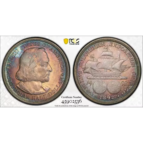 1892 50C Columbian