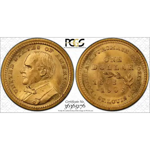 1903 G$1 LA Purchase, McKinley (2)