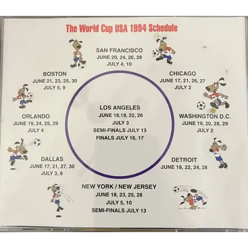 1994 World Cup Soccer - Two Coin Set - Uncirculated Half Dollar & Silver Dollar- Missing some/all OGP (3)