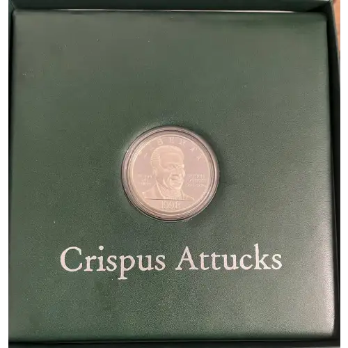 1998-S Black Revolutionary War Patriots - Proof Silver Dollar - Box & COA [DUPLICATE for #304340] (6)