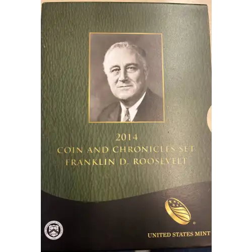 2014 Franklin D. Roosevelt Coin and Chronicles- 