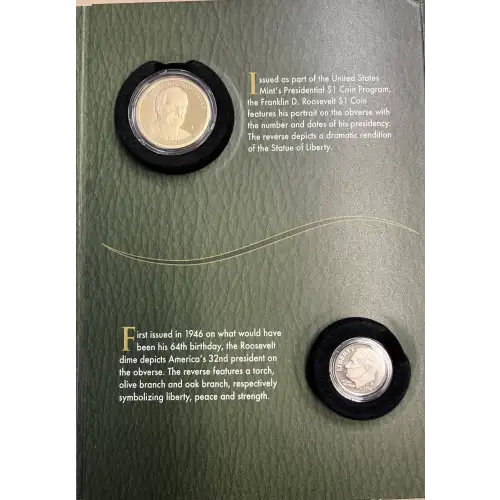 2014 Franklin D. Roosevelt Coin and Chronicles- 