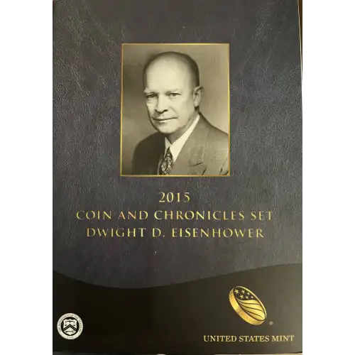 2015 Dwight D. Eisenhower Coin and Chronicles- 