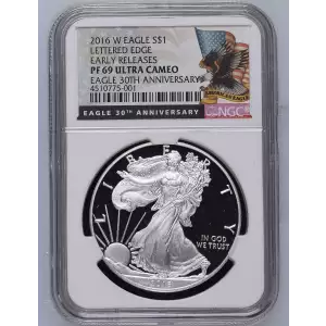 2016 W LETTERED EDGE EARLY RELEASES EAGLE 30TH ANNIVERSARY ULTRA CAMEO (2)