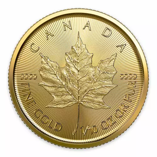 2021 1/10oz Canadian Gold Maple Leaf (2)