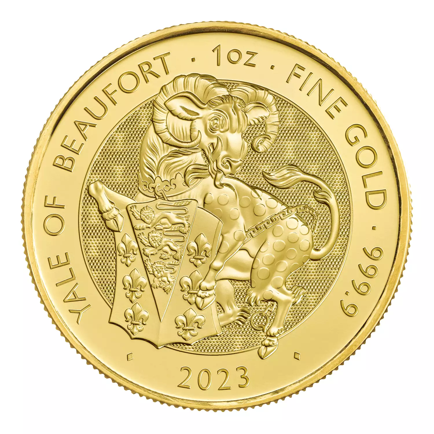 2023 1oz The Royal Tudor Beast Yale Of Beaufort Gold (3)