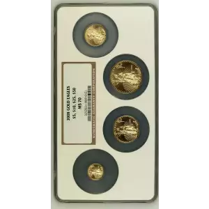 4 pc Gold American Eagle set !! (2)