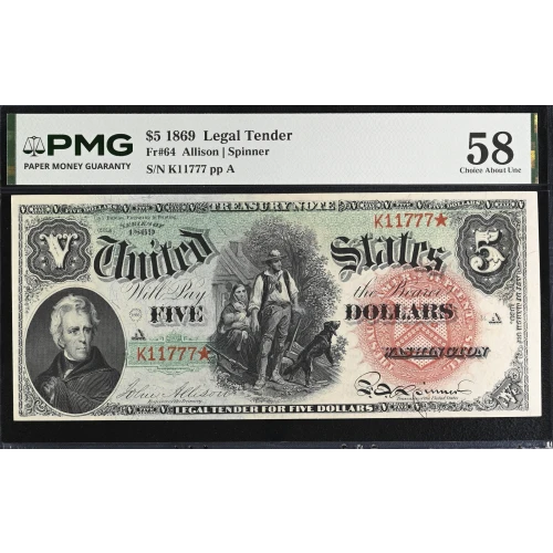 $5  Large Red Legal Tender Issues 64 (2)