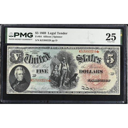 $5  Large Red Legal Tender Issues 64 (2)