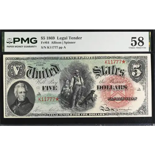 $5  Large Red Legal Tender Issues 64 (2)