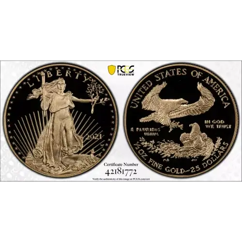 American Eagle 2021 One-Half Ounce Gold Proof Coin