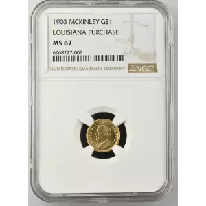 Classic Commemorative Gold--- Louisiana Purchase Exposition 1903-Gold- 1 Dollar (2)