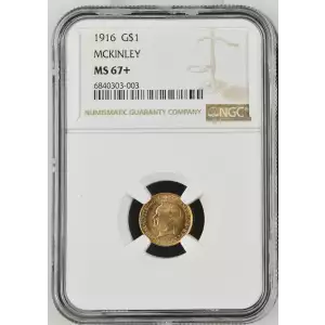 Classic Commemorative Gold--- McKinley Memorial 1916-1917 -Gold- 1 Dollar (2)
