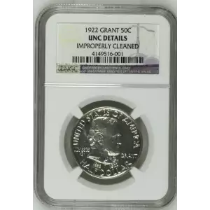 Classic Commemorative Silver--- Grant Memorial 1922 -Silver- 0.5 Dollar (2)