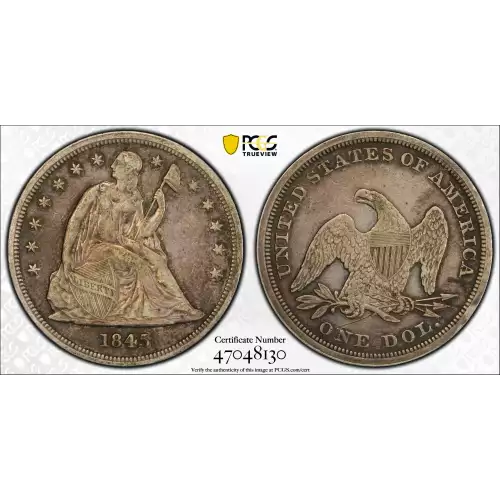 Dollars---Liberty Seated 1840-1873 -Silver- 1 Dollar (2)