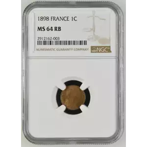 FRANCE Bronze CENTIME (2)