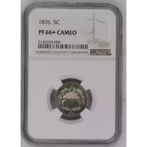 Nickel Five Cent Pieces-Shield 1866-1883