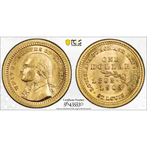 1903 G$1 LA Purchase, Jefferson (2)
