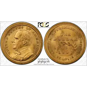 1903 G$1 LA Purchase, McKinley (2)