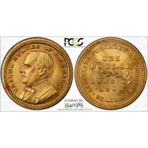 1903 G$1 LA Purchase, McKinley (2)