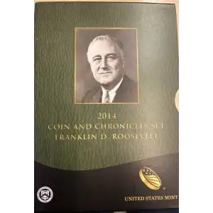 2014 Franklin D. Roosevelt Coin and Chronicles- 
