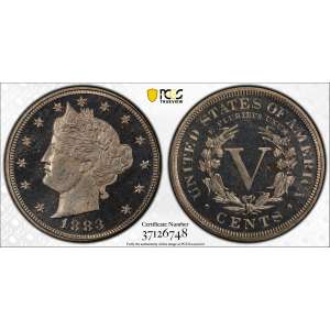 Nickel Five Cent Pieces-Liberty Head 1883-1913