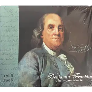 2006-P Benjamin Franklin Scientist Proof Silver Dollar - Coin Only (3)