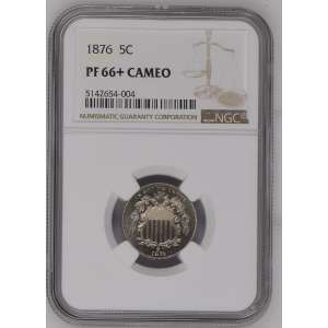 Nickel Five Cent Pieces-Shield 1866-1883