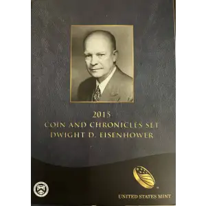 2015 Dwight D. Eisenhower Coin and Chronicles- 