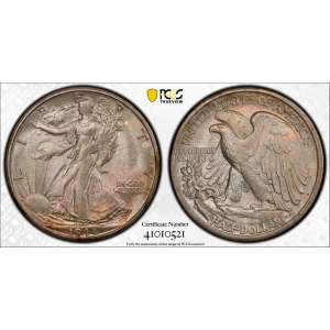 Half Dollars---Liberty Walking 1916-1947 -Silver- 0.5 Dollar