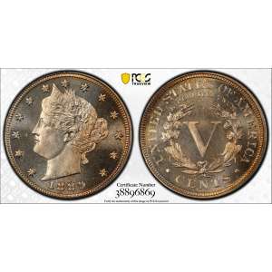 Nickel Five Cent Pieces-Liberty Head 1883-1913