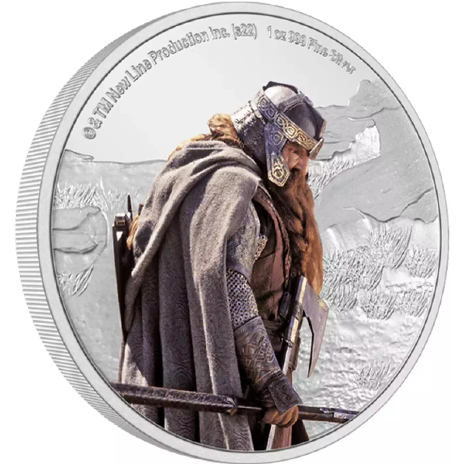 THE LORD OF THE RINGS - 2022 1oz Gimli 1oz Silver Coin (3)