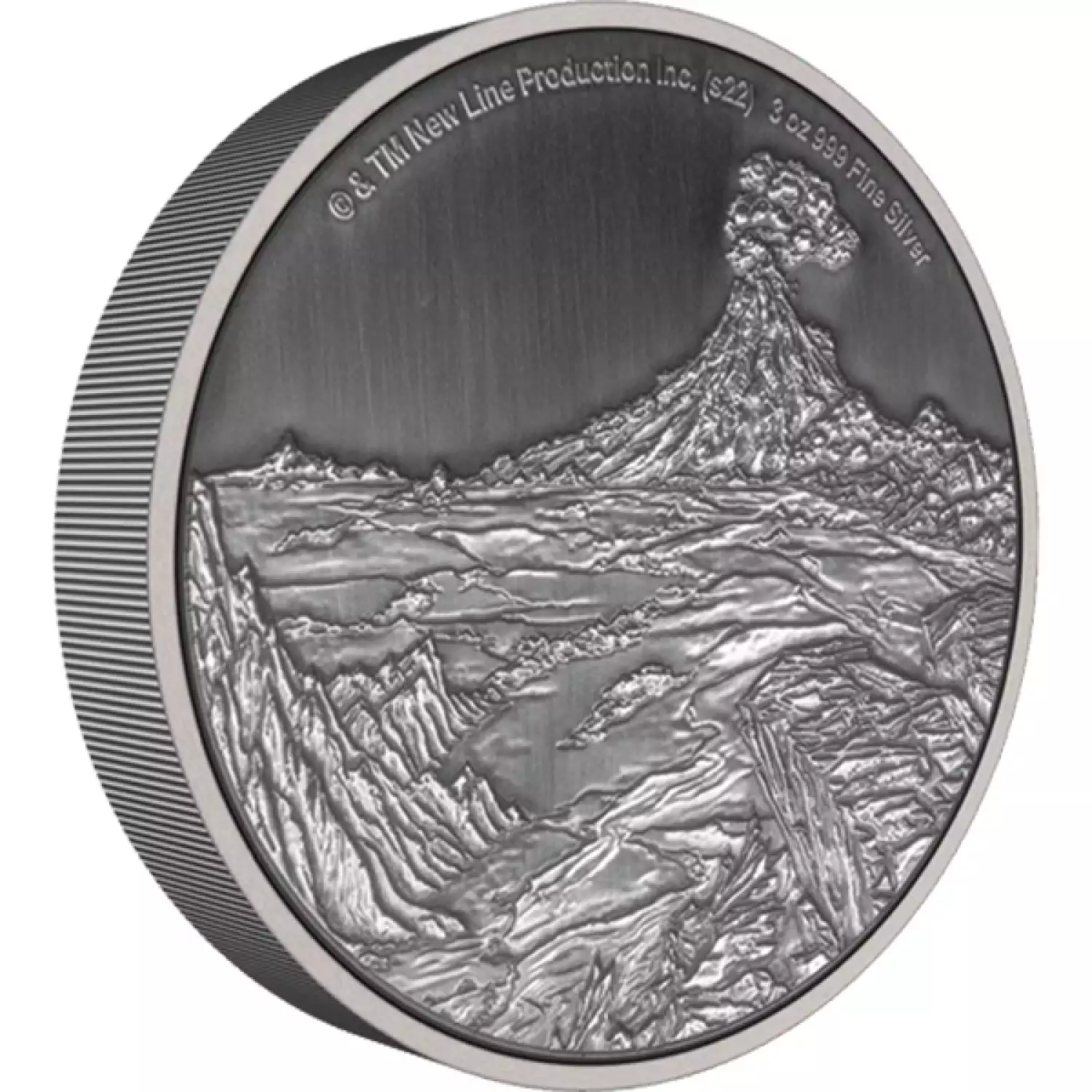 THE LORD OF THE RINGS - 2022 3oz Mount Doom Silver Coin (3)