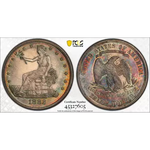 Trade Dollars---Trade Dollars 1873-1885 -Silver- 1 Dollar (2)